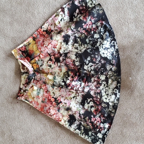 Jolie Moi - Floral Midi Skirt - UK 14 / EU 42 / US 10 - Picture 2 of 4